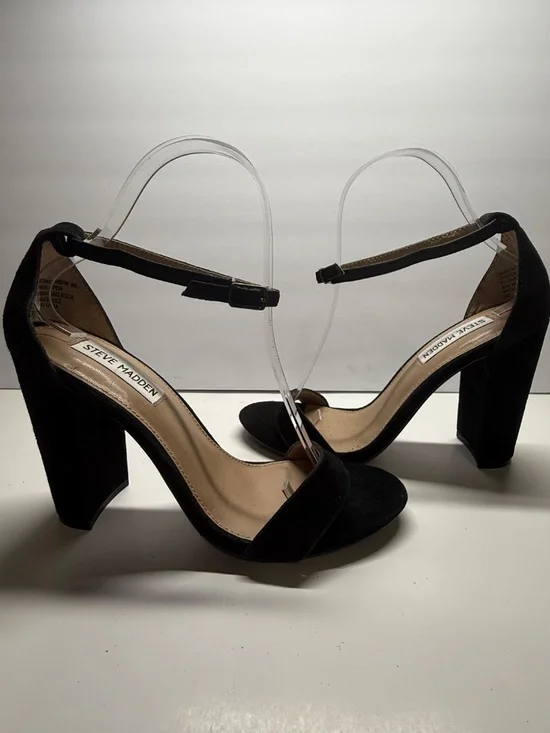 Steve Madden Black suede Carrson - Picture 4 of 9